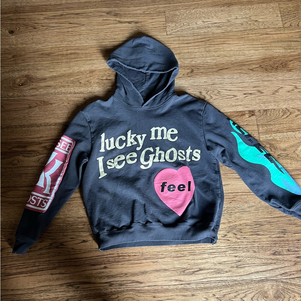 lucky me i see ghosts hoodie